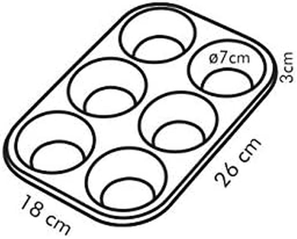 Backform, Schwarz, 26,5 X 18 X 3 cm Formy a plechy na pečení Naty Shop