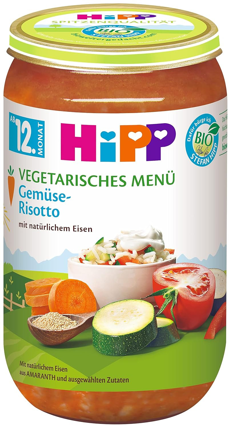 Bio menu Hipp z 12měsíčního zeleninového rizota, balení po 6 ks Matka a dítě Naty Shop Výchozí název