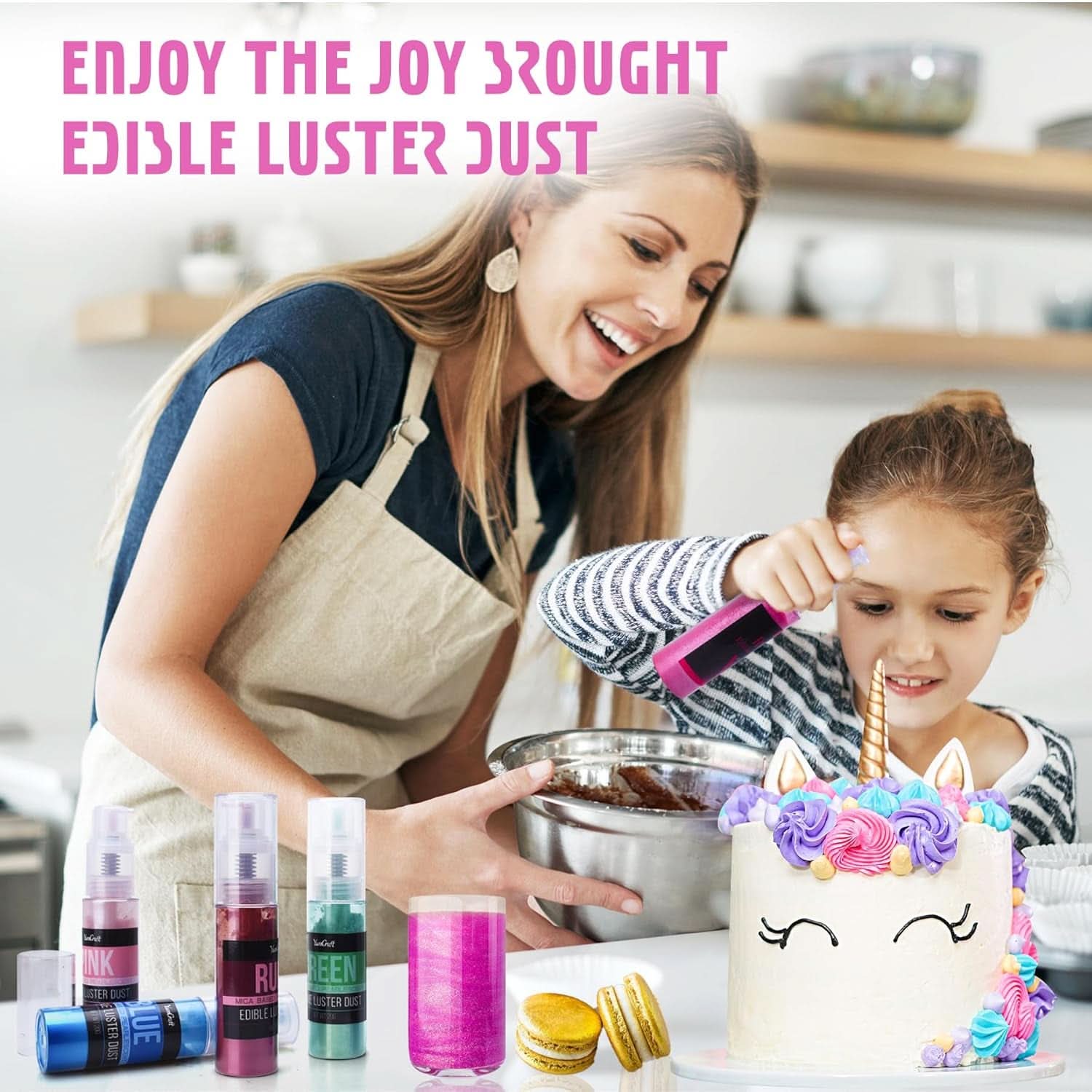 Jedlé třpytky ve spreji, 20 gramů Naty Shop