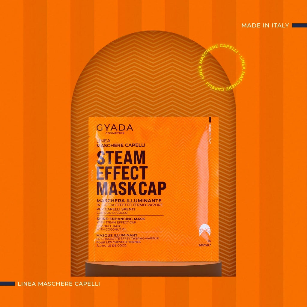 GYADA COSMETICS, mască de păr din material ușor și revitalizant, conferă strălucire și moliciune, efect hrănitor și reparator, cu capac termic, pe bază de ulei de cocos și avocado, 60 ml Masca de par Naty Shop