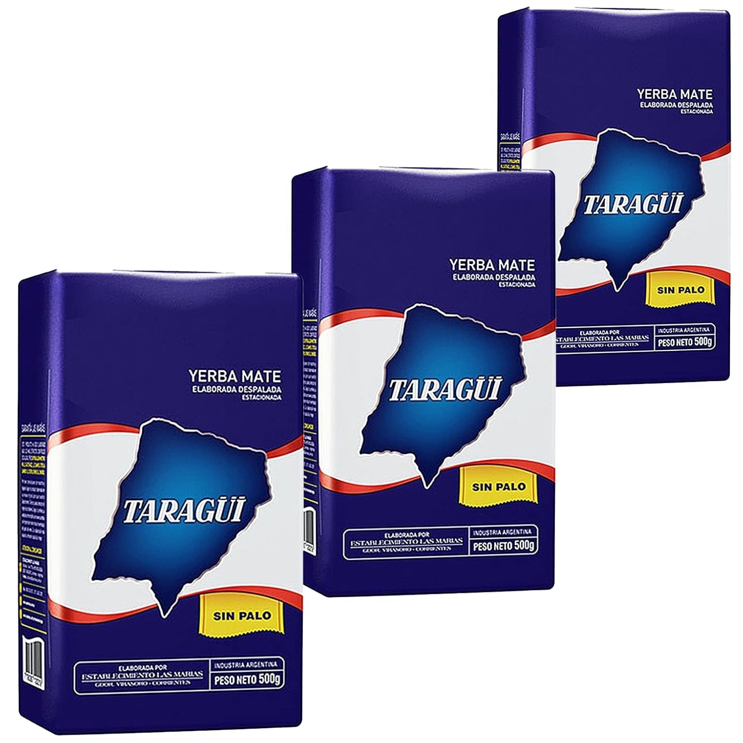Ceai Taragui Yerba Mate Elaborada Con Palo 1 kg | Ceai mate din Argentina - Perioada de maturare este de 12 luni | Băutură detoxifiantă și energizantă