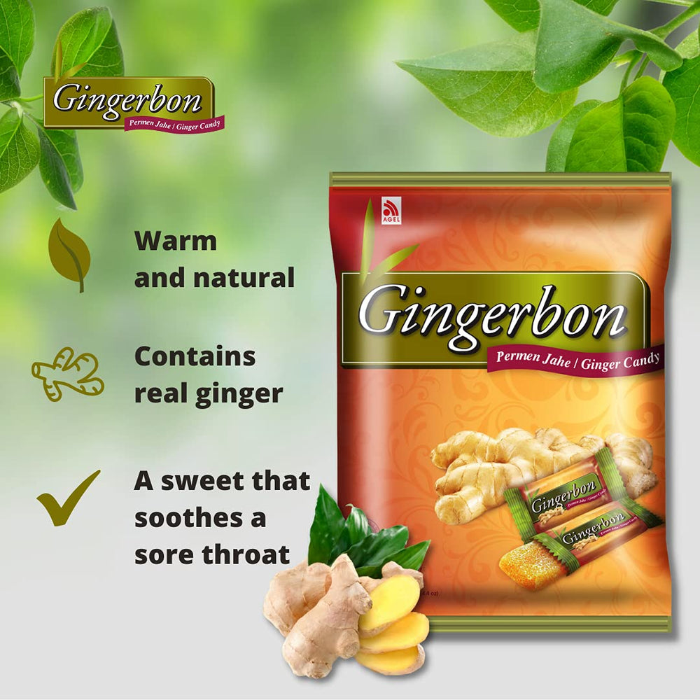 Zázvorové bonbóny - (1 x 125 g) (balení 3 ks)