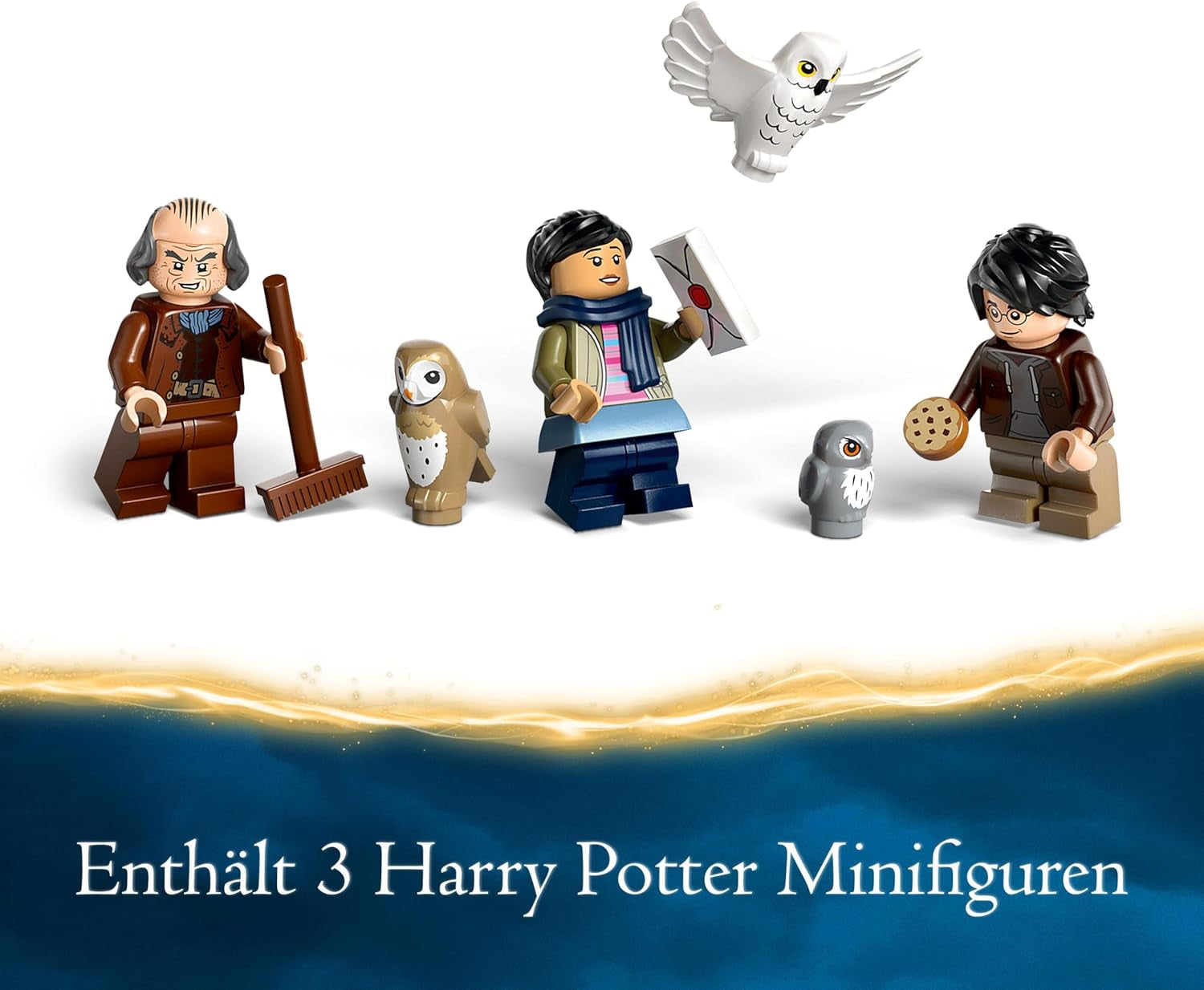 LEGO Harry Potter Owlery na Bradavickém zámku, dobrodružná sada se zvířátky a 3 minifigurkami, filmová hračka pro děti, dárek pro dívky, chlapce a všechny fanoušky od 8 let 76430 Stavebnice Besuche den LEGO-Store