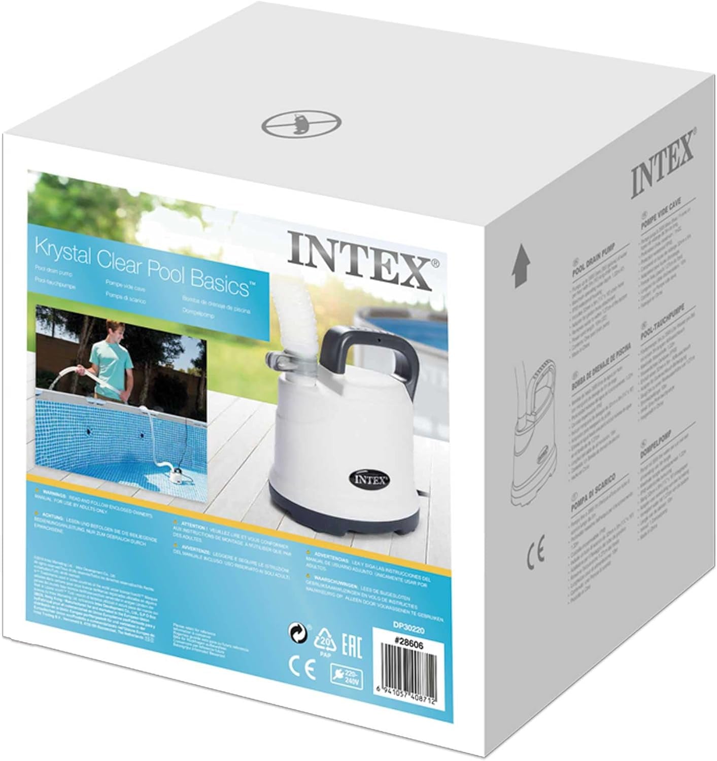 Intex 28606 čerpadlo na vypouštění bazénu (UK zástrčka)