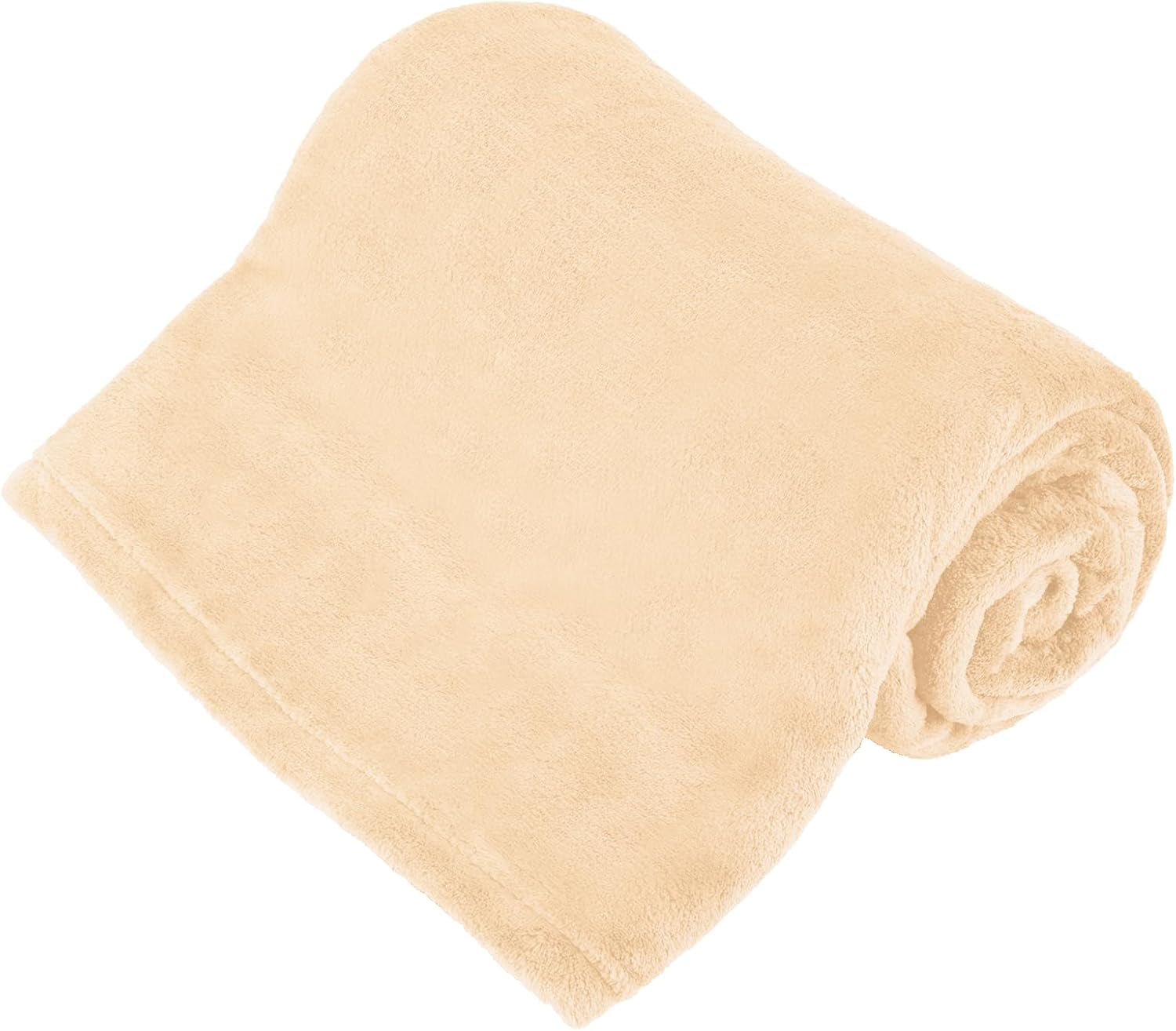 Teesa fleecová deka 200X220 Cm šedá TSA8902-1 Teesa Cream Postele a deky 150 X 200