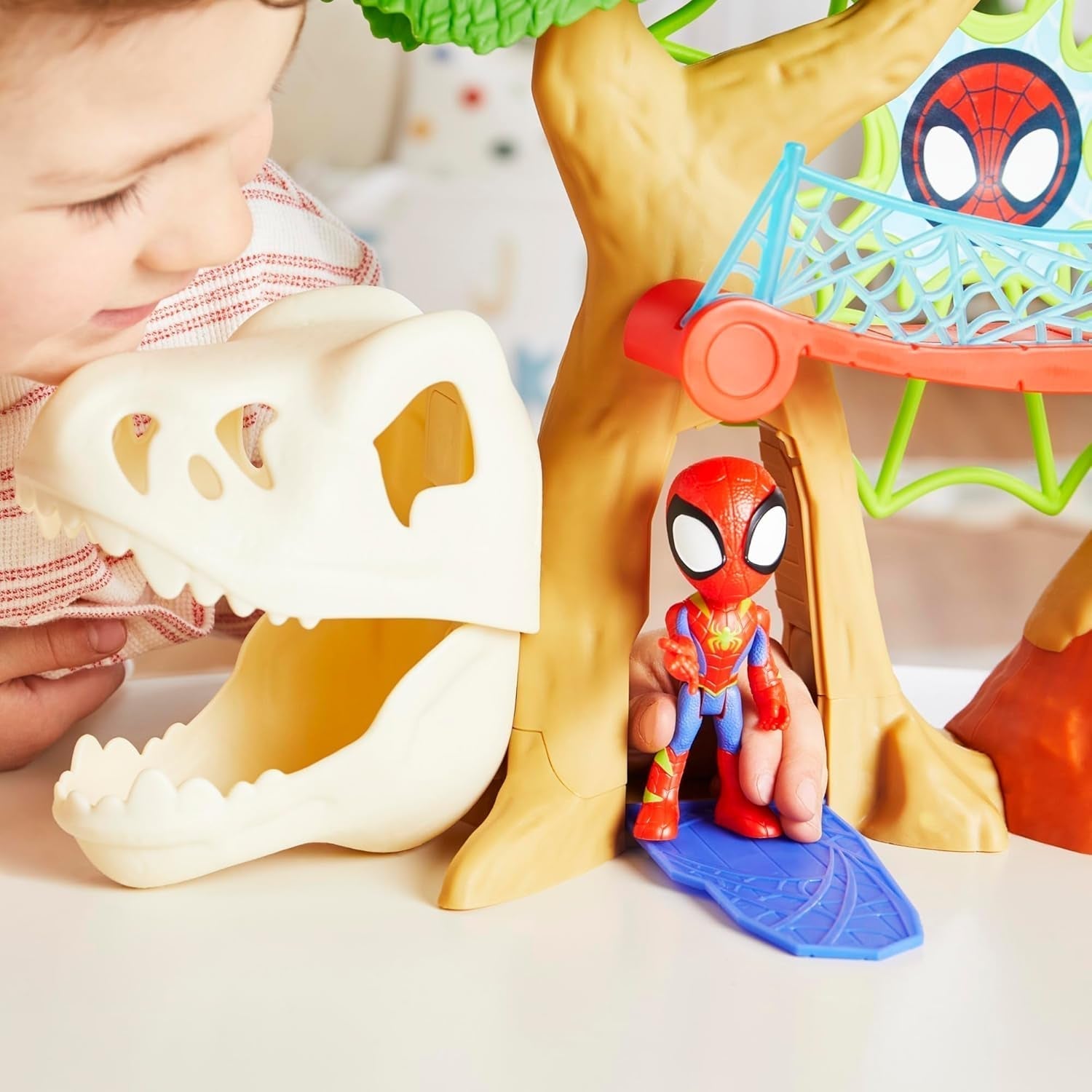 Marvel Spidey a jeho super přátelé Dino Treehouse Herní sada pro superhrdiny Akční figurky Naty Shop