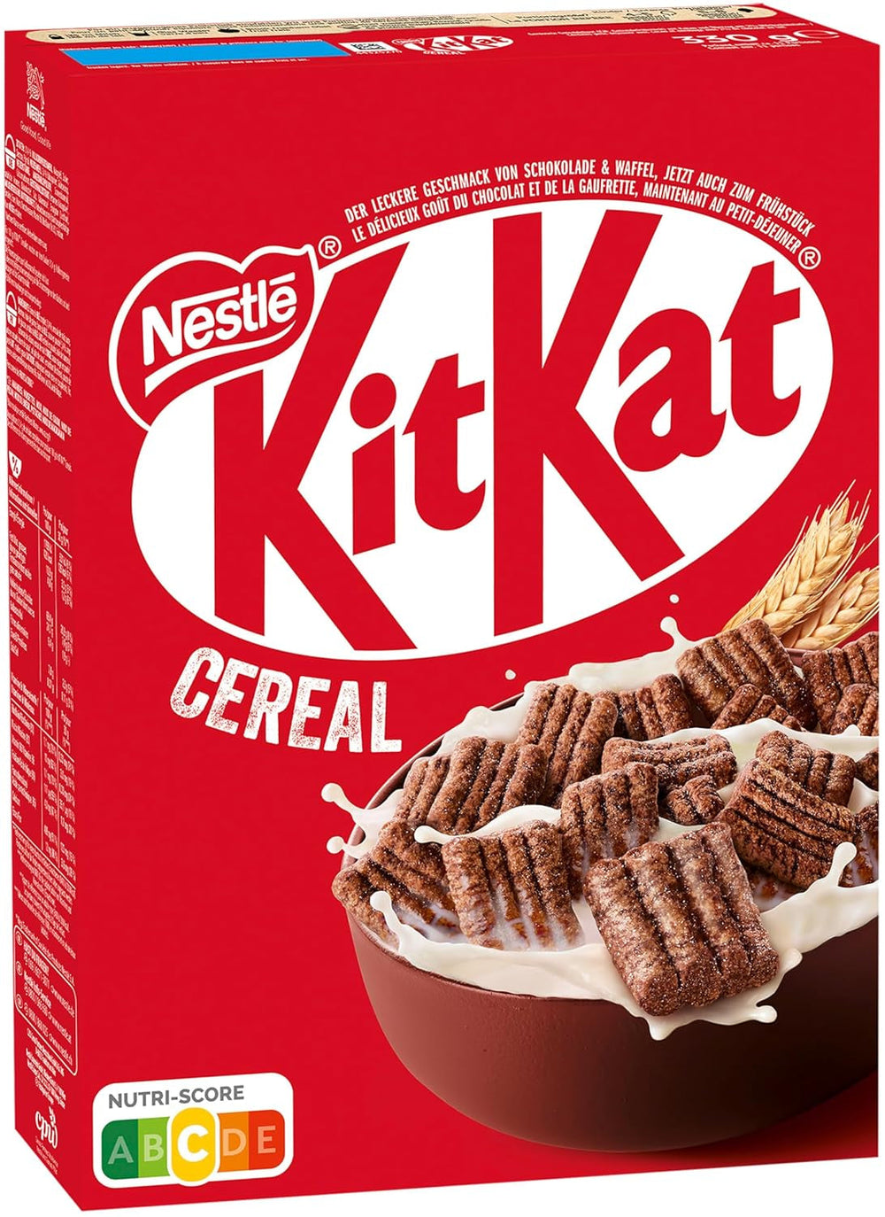 Nestlé Cereal, Knusprige Frühstücks-Cerealien Mit Der Typischen -Waffel Und Köstlicher Schokolade, 1Er Pack (1 X 330G) Cereale Naty Shop Výchozí název