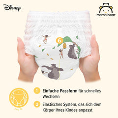 Značka Amazon: Mama Bear Disney Velikost 6 (15+ kg) – měsíční balení, bílá, 120 kusů (2 balení po 60)