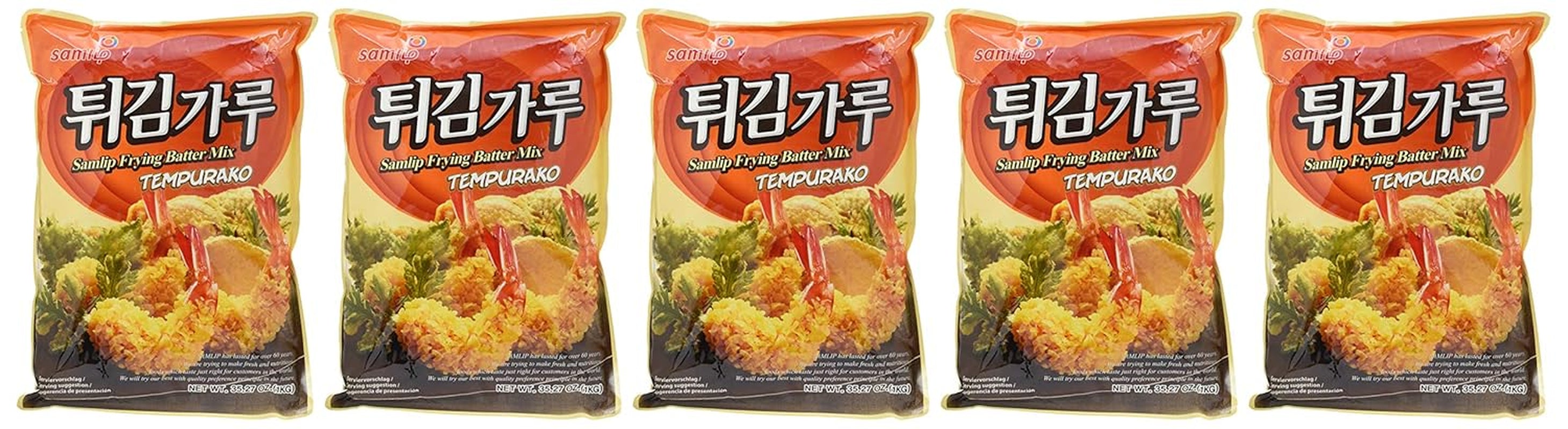 Backmischung Für Tempura Gerichte, 5Er Pack (5 X 1 Kg) Směs na pečení a vaření Naty Shop