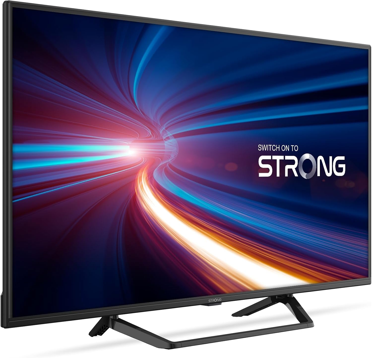 STRONG - Televizor Full HD SRT40FF2003C de 40 inch (100 cm) - Calitate excepțională a imaginii - Tuner triplu - 3 porturi HDMI (1 ARC), 2 porturi USB, conexiune AV, antenă/satelit - negru