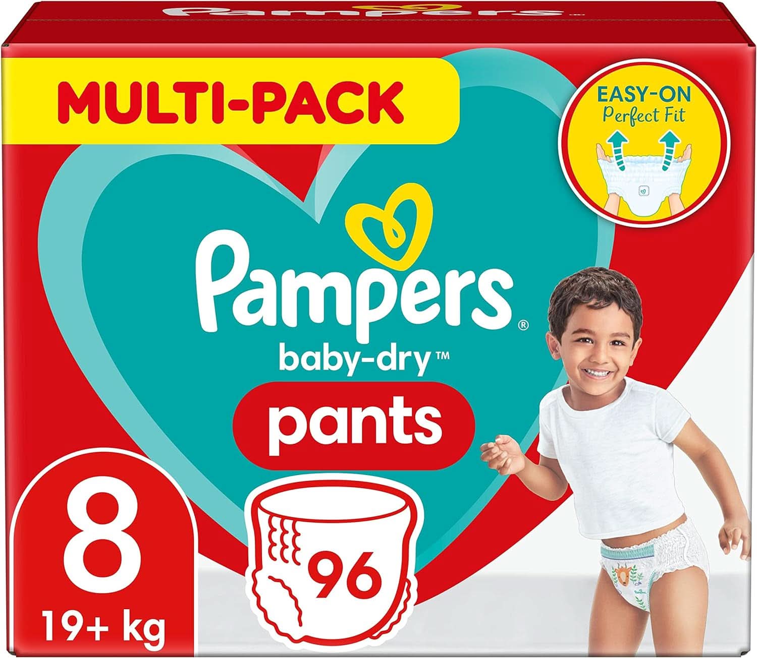 Pampers Windeln Pants Größe 5 Baby-Dry, 160 Windeln, 12Kg-17Kg, 360° Fit Hilft, Auslaufen Zu Verhindern Mama si Copilul Naty Shop 8 (96 buc) Clasic