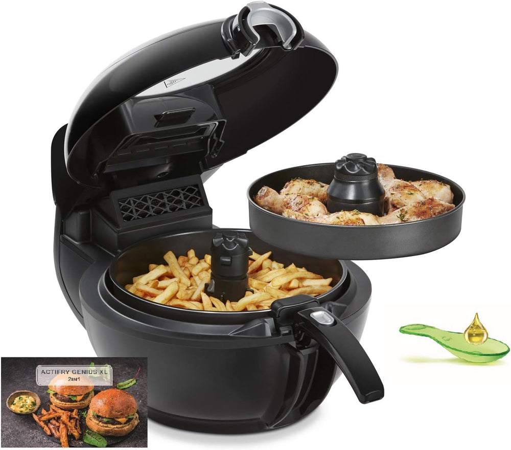 Horkovzdušná fritéza Tefal FZ7738 Actifry Genius+, 1500 W, 1,2 kg, 9 automatických varných menu Domácí spotřebiče Naty Shop Actifry Genius Xl | 2v1