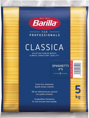 Barilla Durum Pšeničné špagety Těstoviny č. 5 – Balení po 1 (1x5kg)
