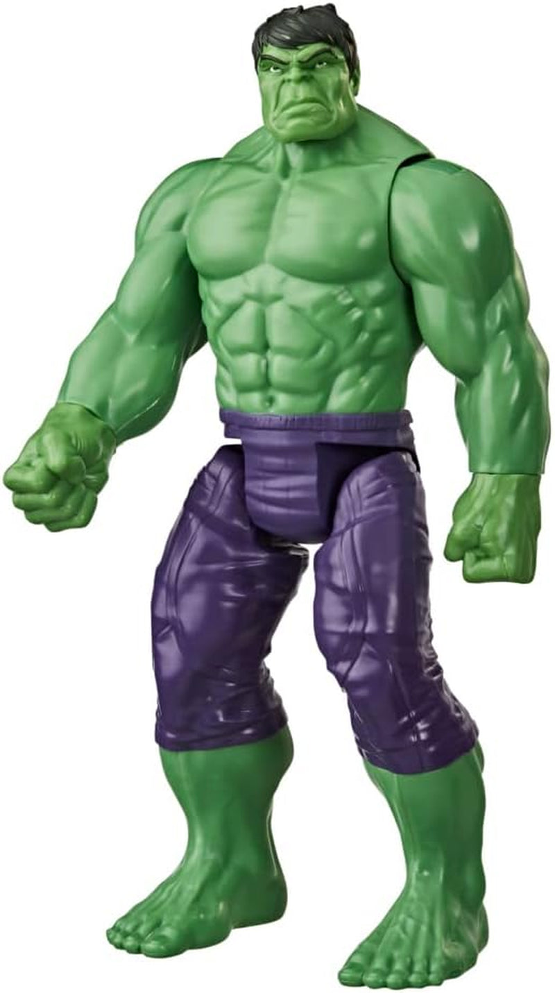 Hasbro E74755L2 Marvel Avengers Titan Hero Series Blast Gear Deluxe Hulk akční figurka 30cm velká hračka inspirovaná komiksy Marvel pro děti 4+ akční figurky Naty Shop Výchozí název