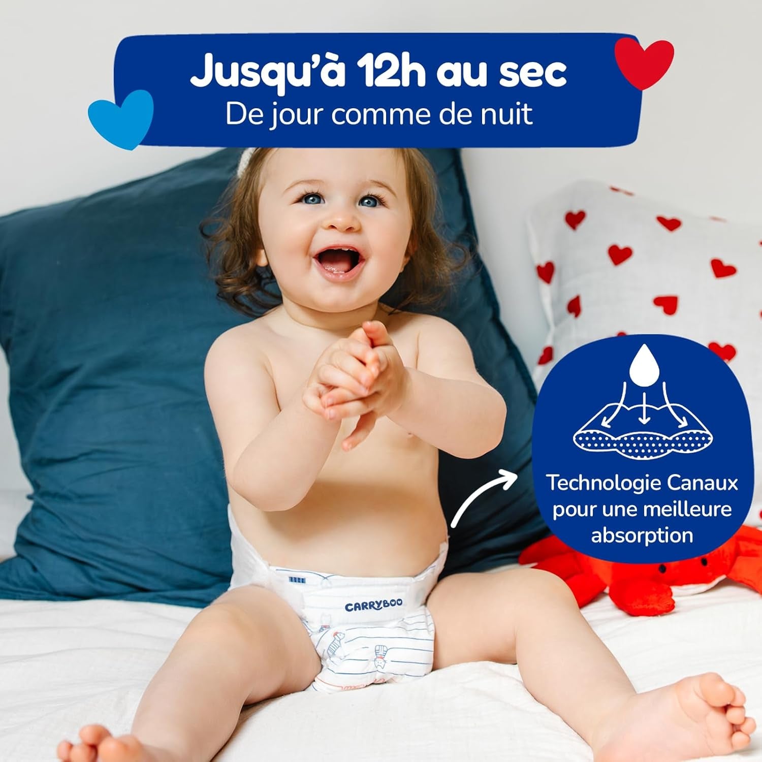 - Velikost pleny 4 (7-18 kg) – zdravé a extrémně savé – nepropustné 12 hodin – ohne unerwünschte Substanzen – vyrobeno ve Francii – přijatelná cena – 132 jednorázových plen