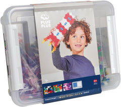Plus-Plus 9603406 Kreativ-Bausteine ​​​​Box, Geniales Konstruktionsspielzeug, 2400 Teile