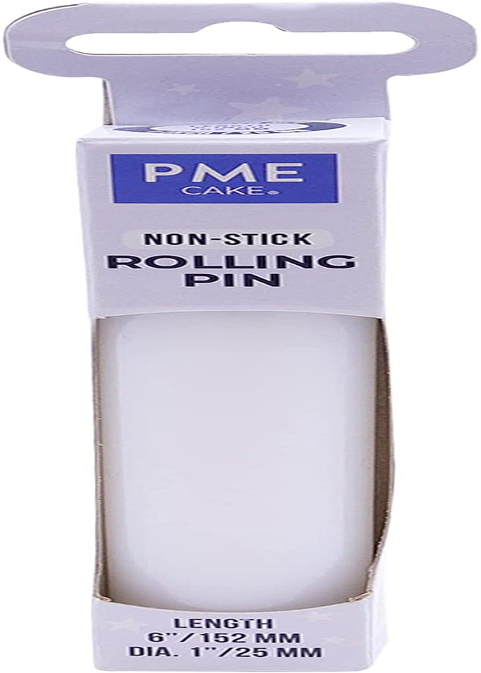 PP85 Antihaftbeschichteter Polyethylene-Ausrollstab 15 cm, Kunststoff, White, cm, 21,08 x 6,06 x 2,08 cm, 1 Einheiten