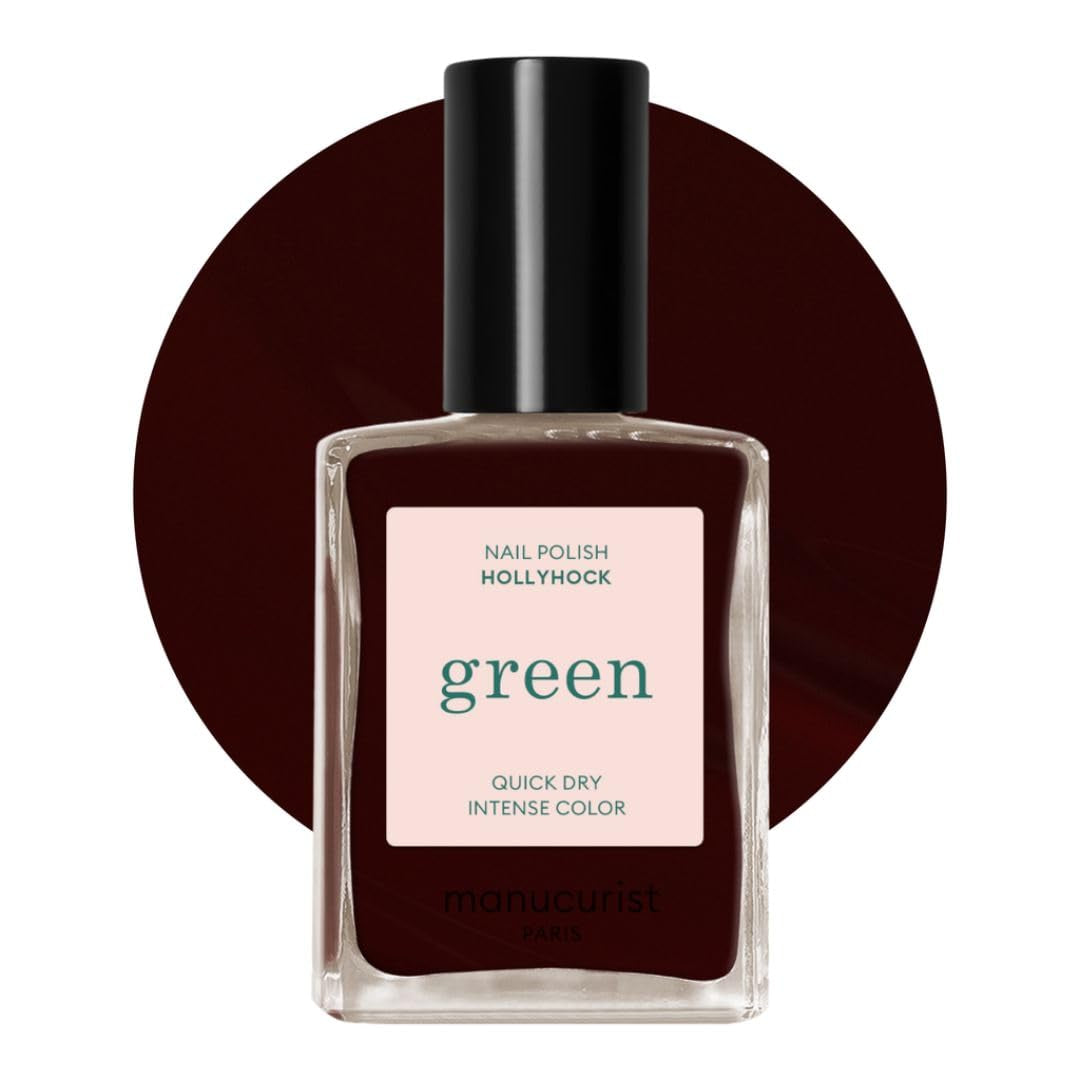 Manucurist Green - Rosy Beige Shell Beige Lak - Rychleschnoucí lak na nehty - DIY Nails - Vegan 12-Free - Rostlinná báze - Lak na nehty - Vyrobeno ve Francii