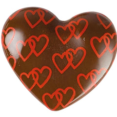 Günthart 135 kusů hořká čokoláda filigránová srdíčka Barevné třípohybové tištěné 1 balení (236 g)