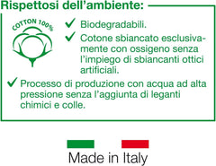 Hygienické vložky GOLD BABY, Balení 15 ks, Dětské, 100% hydrofilní bavlna, 40 x 80 cm, Hypoalergenní a biologicky odbouratelné, Dermatologicky testováno, Made in Italy Dětské vlhčené ubrousky Naty Shop