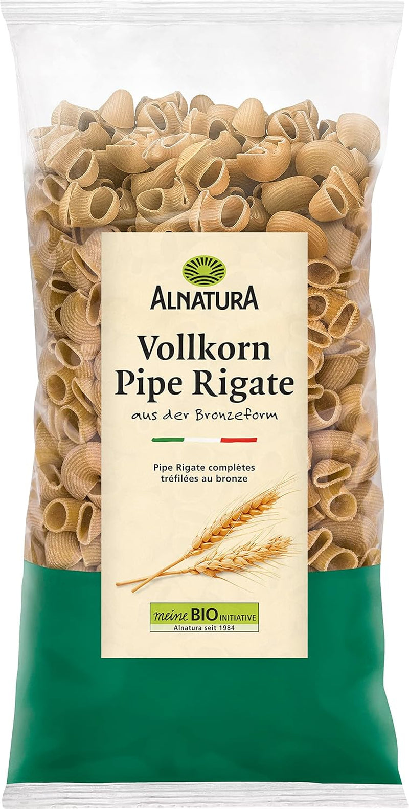 Pipe Rigate bio celozrnné těstoviny, veganské, 500 g