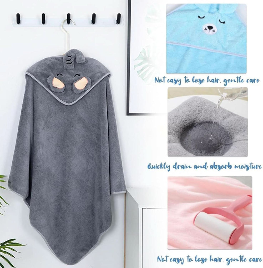 Balení 3 dětských ručníků s kapucí 80 x 80 cm Mother and Child Naty Shop