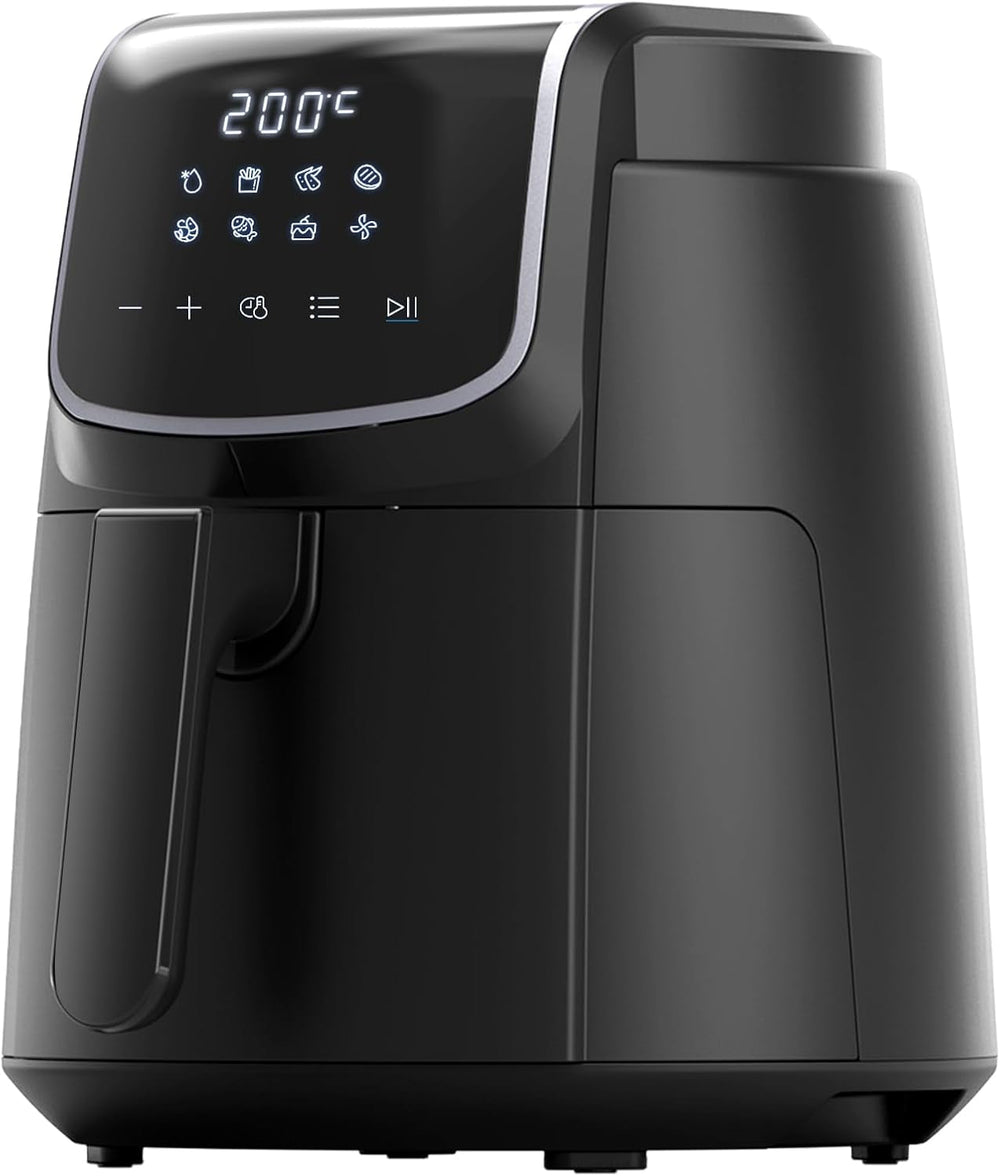 Midea Horkovzdušná fritéza 2L, 1150W Airfryer, Bezolejová, Horkovzdušná fritéza, Funkce automatického vypnutí Domácí spotřebiče Naty Shop 4L