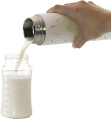 Miniland NATUR THERMOS BUNNY - termoska, 450 ml na dětskou výživu, vícebarevné Příslušenství Jídlo a kojení Bebe Naty Shop