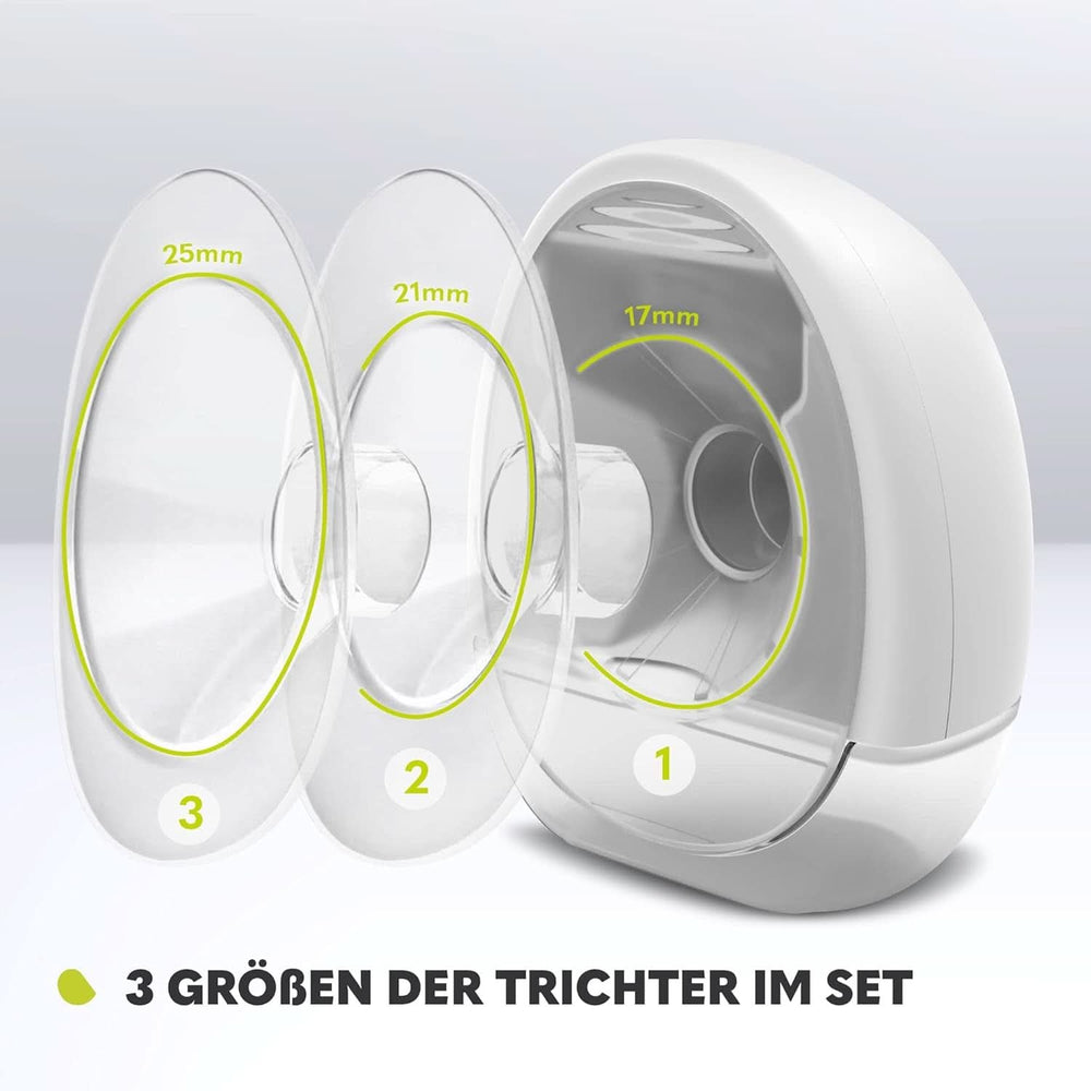 Elektrická odsávačka mléka LIONELO Fidi Free 2, masážní režim, 5 stupňů intenzity Příslušenství Jídlo a kojení Bebe Naty Shop