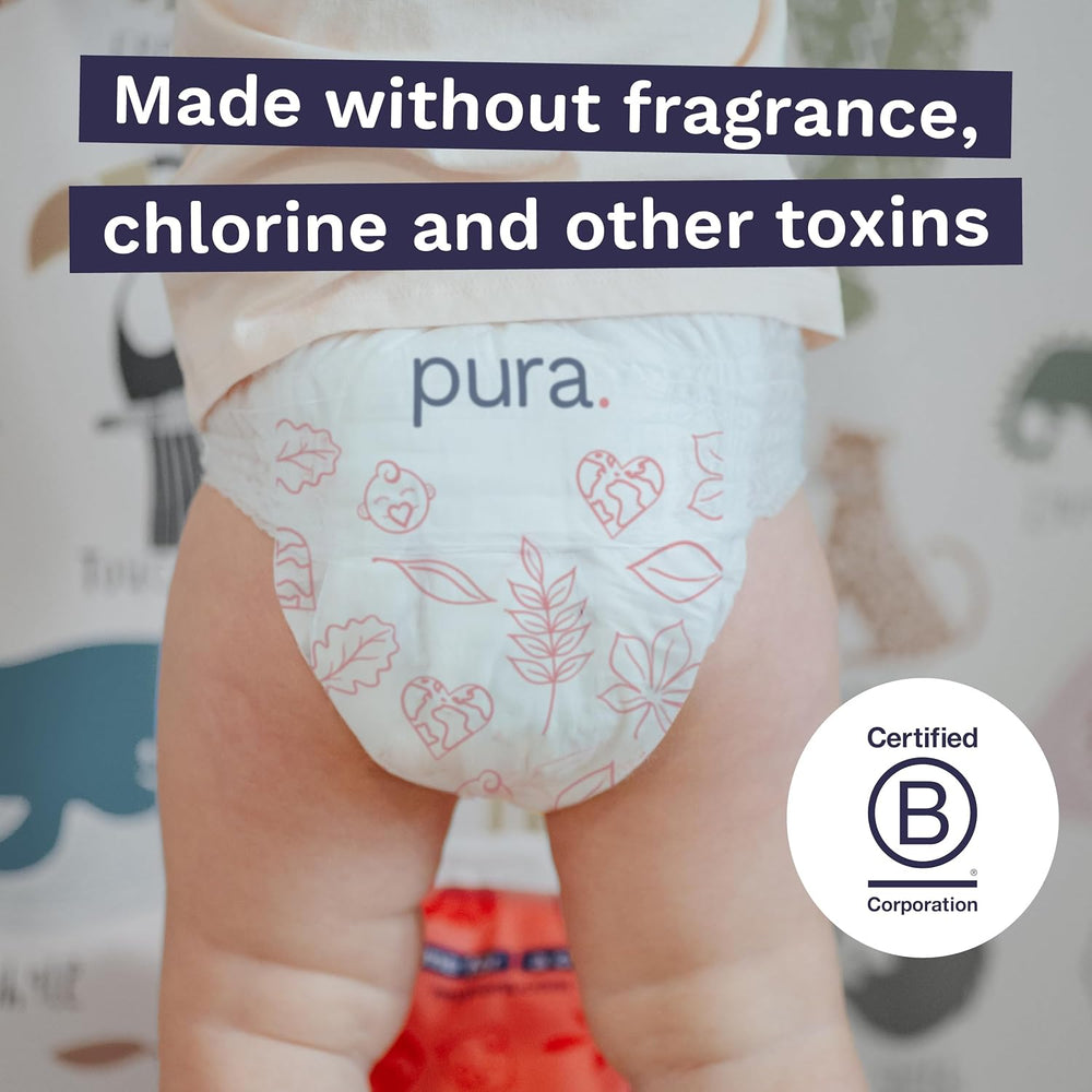 Ekologické kalhotky, velikost 7 (17kg+), 16ks, jednorázové spodní prádlo pro citlivou a alergickou pokožku, bez parfemace, boční stahování