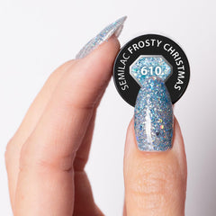 Semilac UV lak na nehty 610 Frosty Christmas 7 ml