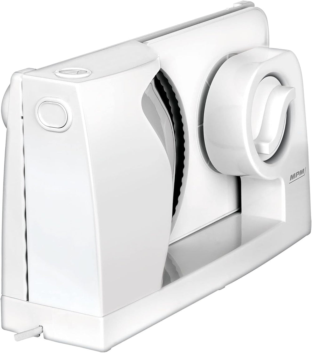 MPM MKR-05 Univerzální elektrický kráječ, nastavitelná tloušťka řezu až 15 mm, 150 W Drtiče a kráječe Naty Shop