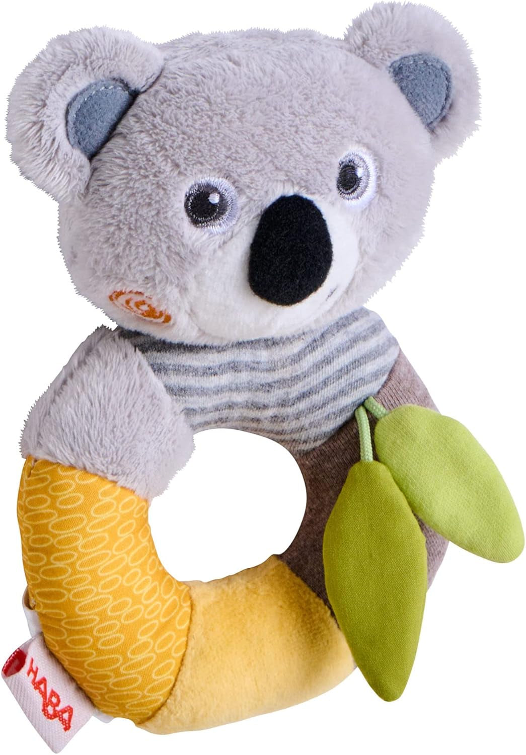 HABA 306654 - Jucărie de prins koala cu pluș, jucărie de prins de la 6 luni, gri Jucarii Bebe Naty Shop