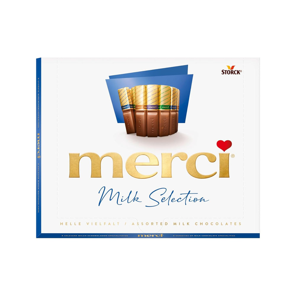 merci Finest Selection Mousse au Chocolat Variety – 1 x 210 g – Speciality Vynikající čokoládová pěna – Plněné i neplněné pralinky