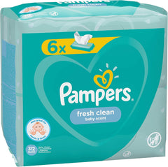 Pampers 81688049 Fresh Clean dětské ubrousky, bílé