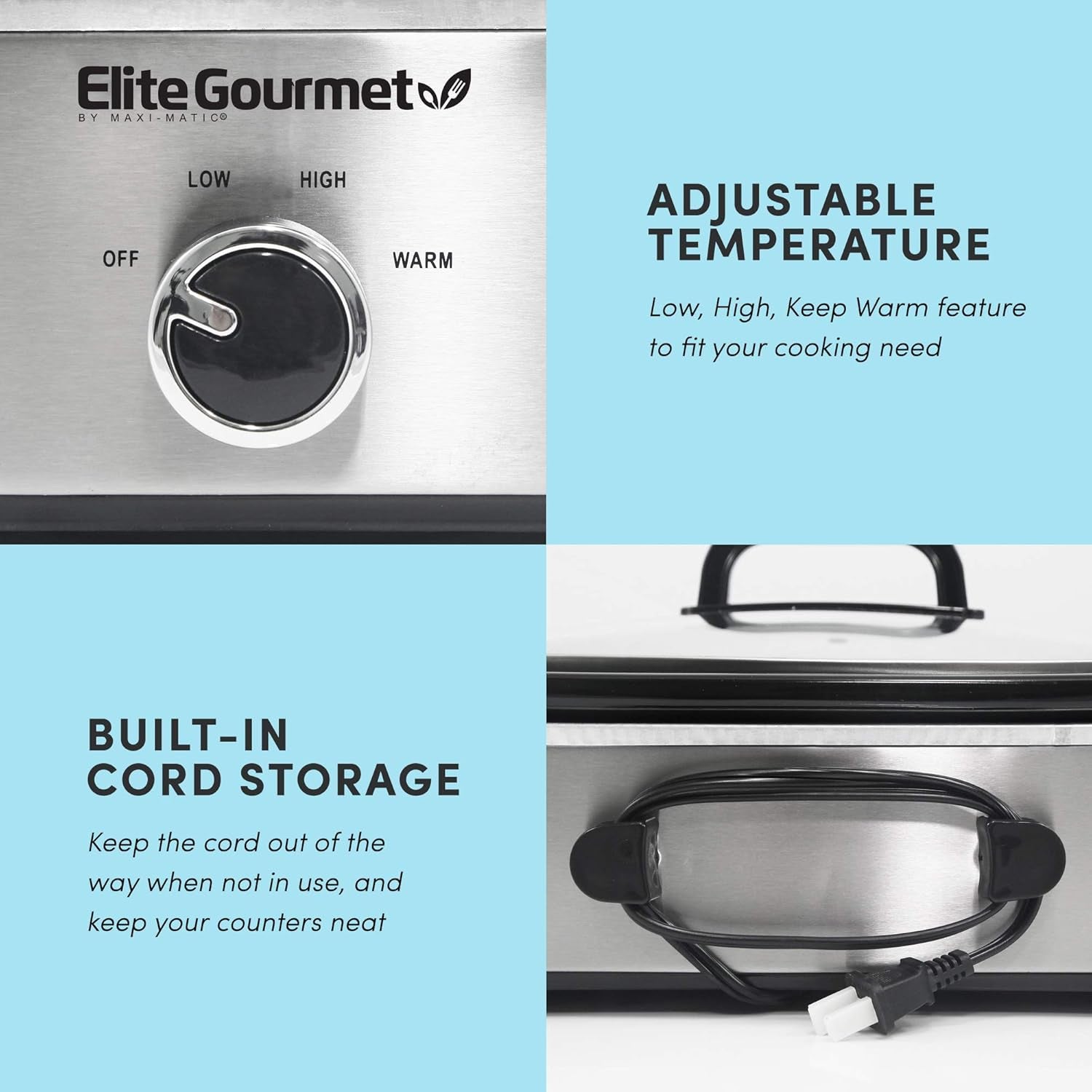 MST-5240SS Pomalý hrnec, 3,3 litru, Nerezový Pomalý hrnec Naty Shop