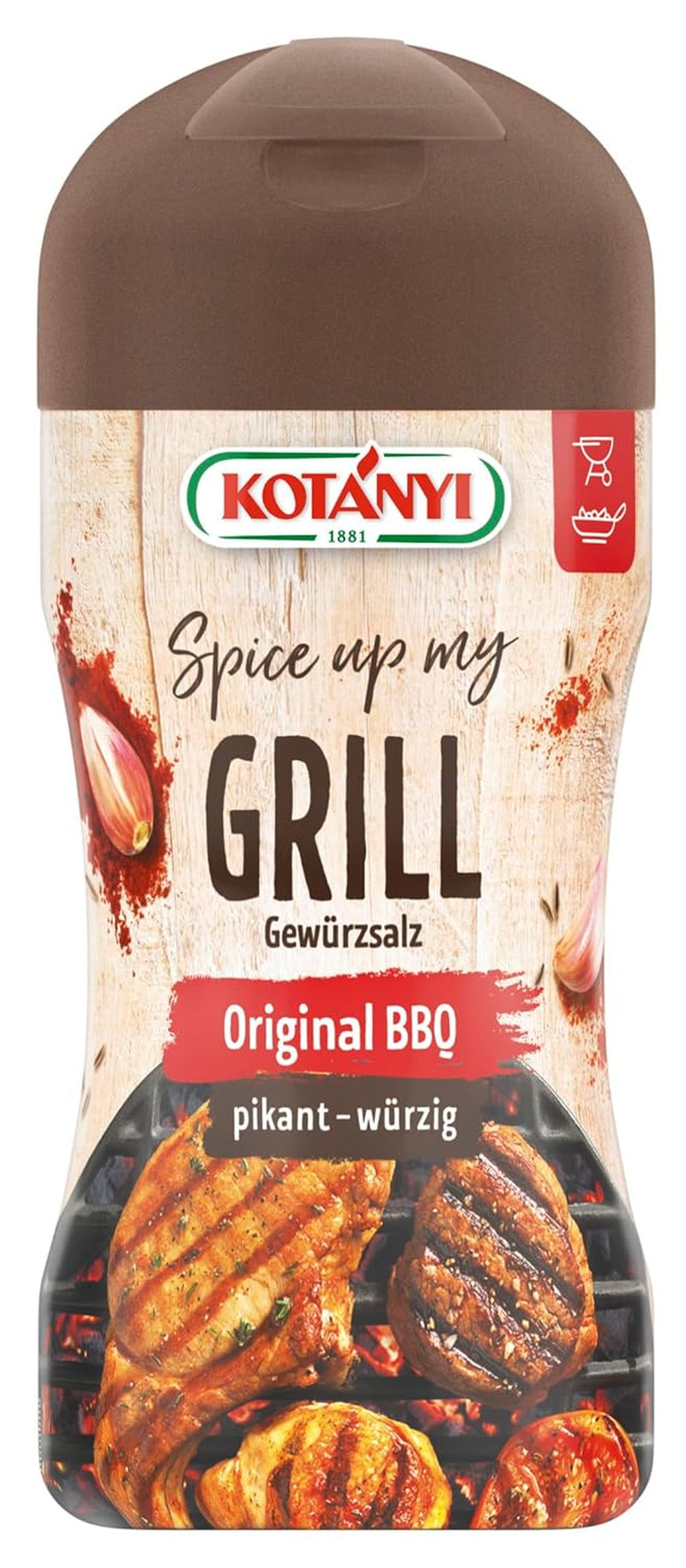 KOTÁNYI Grill Fisch Grillgewürz 80g - Gewürz für Fisch & Meeresfrüchte - Marináda pro jede Fischart - Gewürzmischung zum Grillen - [Jetzt für die nächste Grillfeier bestellen!]