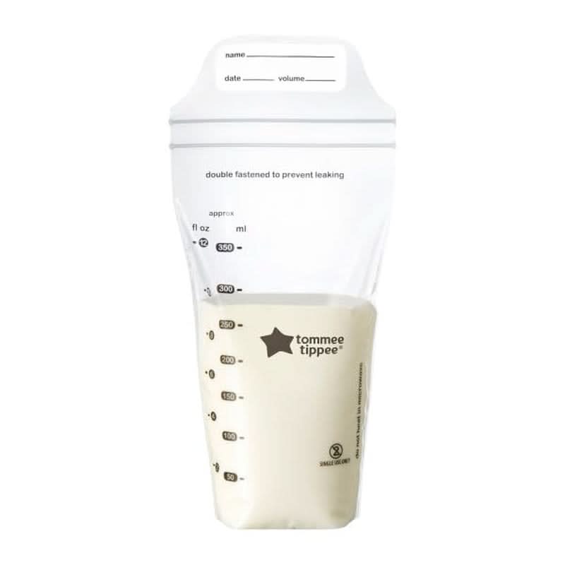 Tommee Tippee Closer to Nature Sáčky na skladování mateřského mléka, předsterilizované, 350 ml Příslušenství Potraviny a kojení Bebe Naty Shop