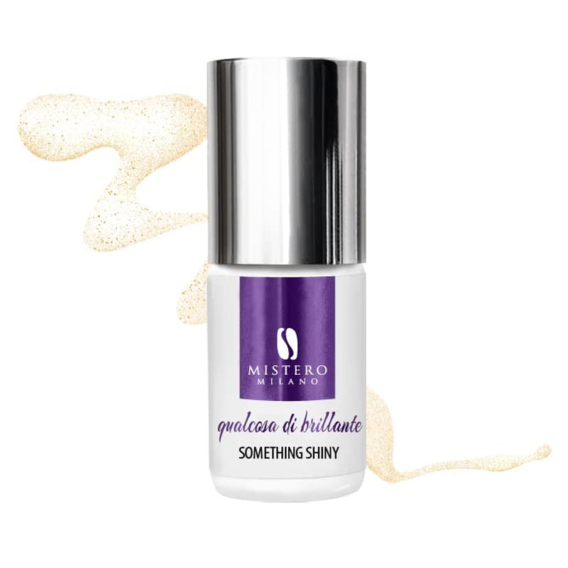 Mistero Milano UV třpytivý lak na nehty - LED lak na nehty - Glitter Hybrid - plné krytí - 7 ml do temné noci