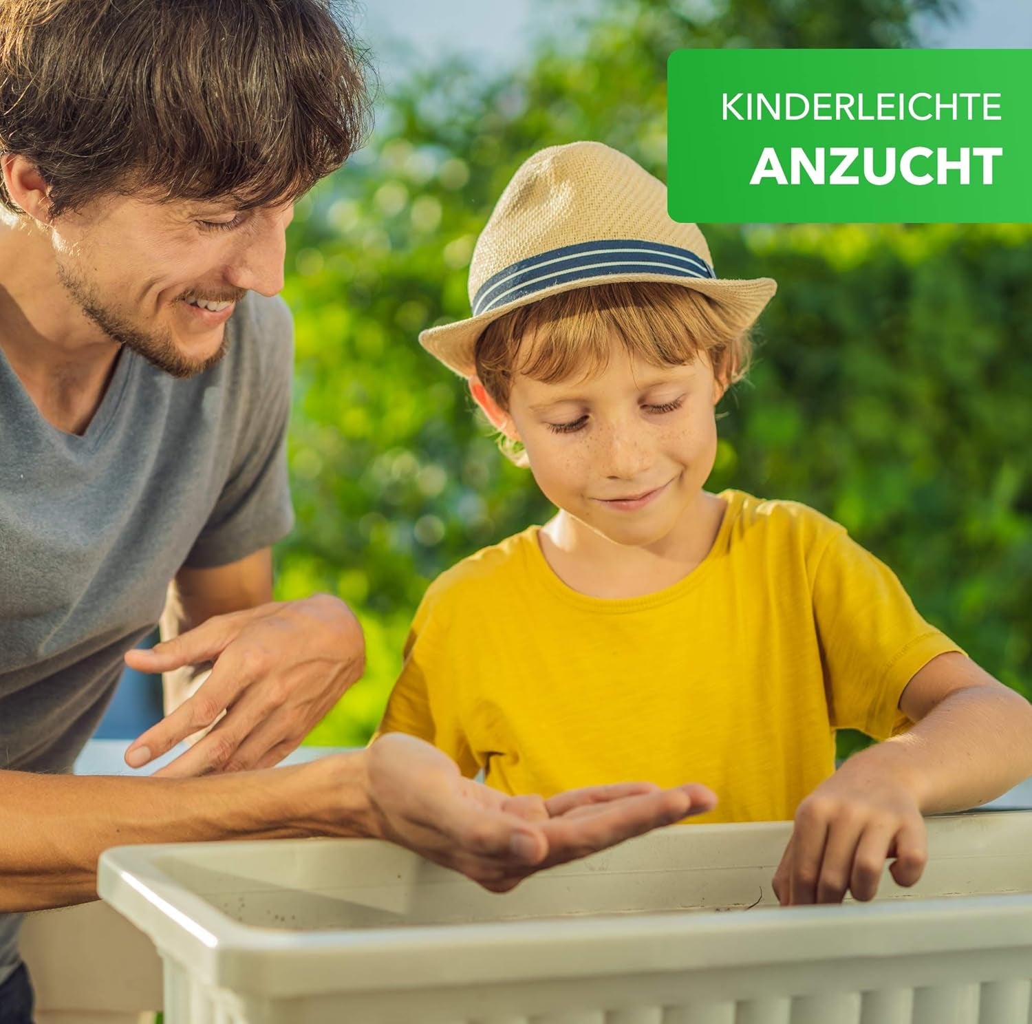 Magic of Nature Balcony Box Mix - 10g Semena - Rostliny šetrné k včelám - Snadné použití - Včelí ráj - 5 původních kultivovaných druhů - Vhodné do truhlíků a květináčů