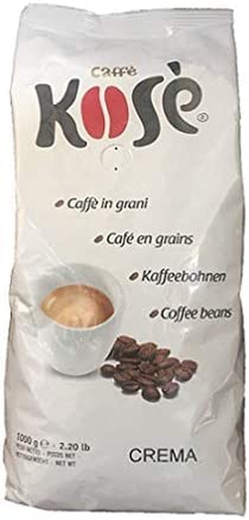 Boabe de cafea Kosé 1000g - 6 bucăți per cutie