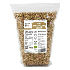 PassionBio bio pohanka 2 kg - znovu uzavíratelný obal - raw food grade