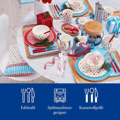 Villeroy & Boch - Play! Red Roses set tacâmuri 30 piese Bucatarie Naty Shop