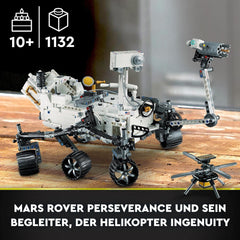 LEGO Space Toy Set 42158 Technic NASA Mars Rover Perserverance s aplikací Ar, Vědecká stavebnice pro dívky a chlapce 10+ stavebnic Besuche den LEGO-Store