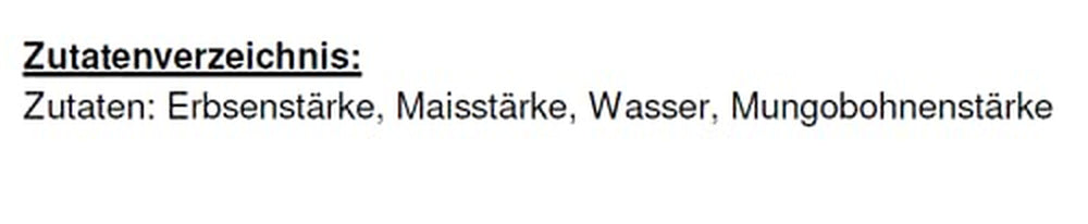 BONASIA skleněné nudle, dlouhé, balení 15 ks (15 x 100 g)