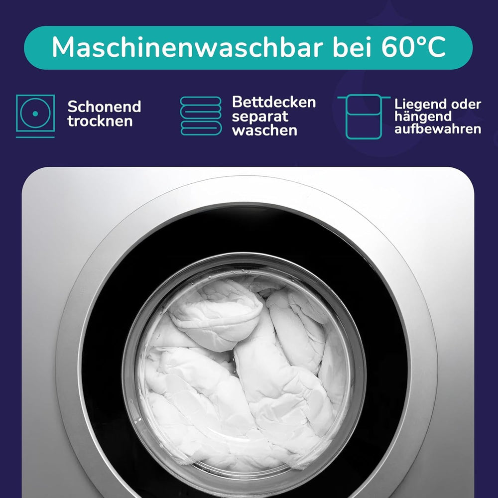 Plapumă premium 200X200Cm 4 anotimpuri, plapumă pentru toate anotimpurile 200X200 - caldă iarna și răcoroasă vara, 2 huse de plapumă combinabile 200X200 Plapumi si pilote Naty Shop