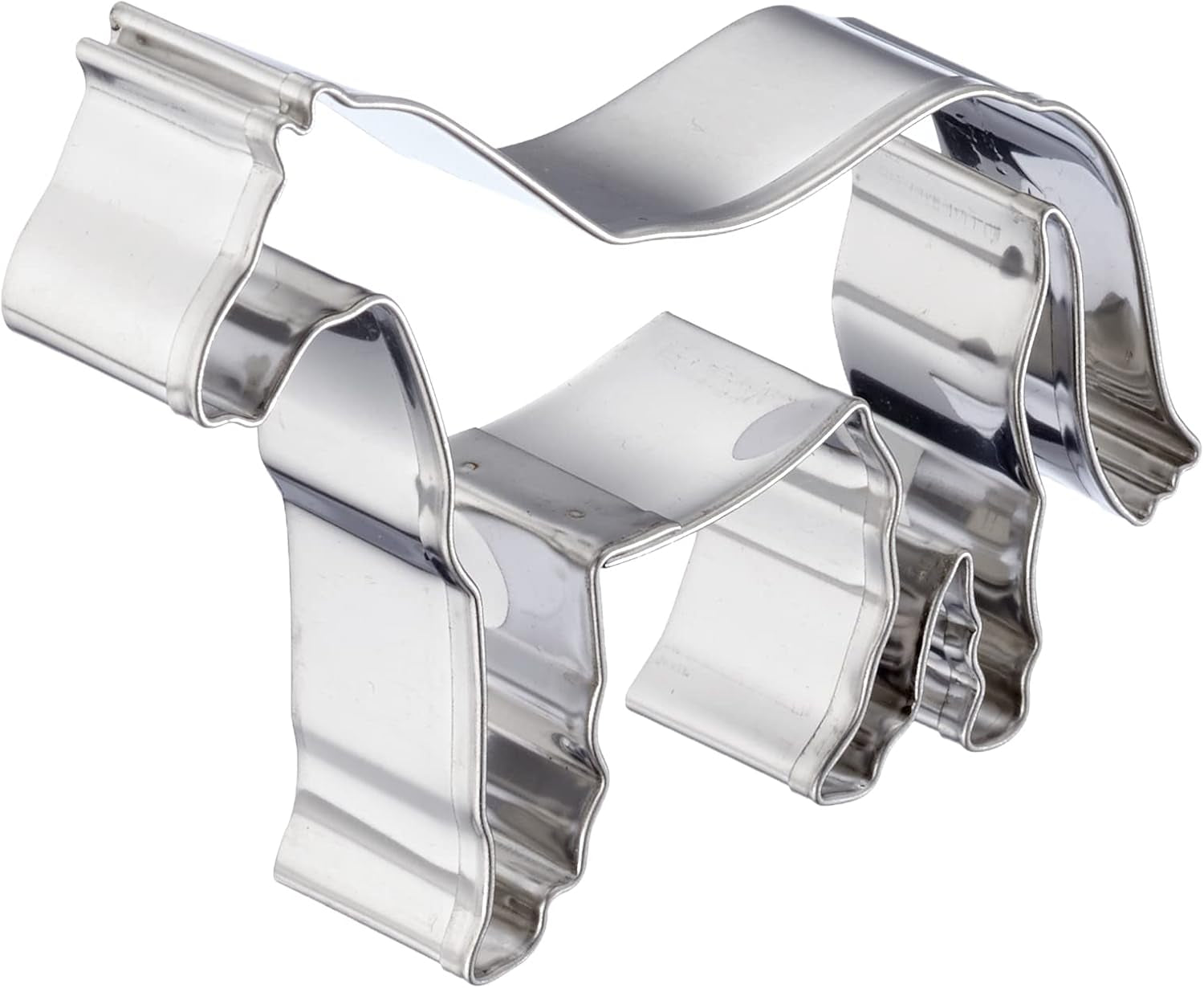 Formă de biscuiți Städter în formă de cal, oțel inoxidabil, argintiu, 10 x 10 x 3 cm, 1 unitate