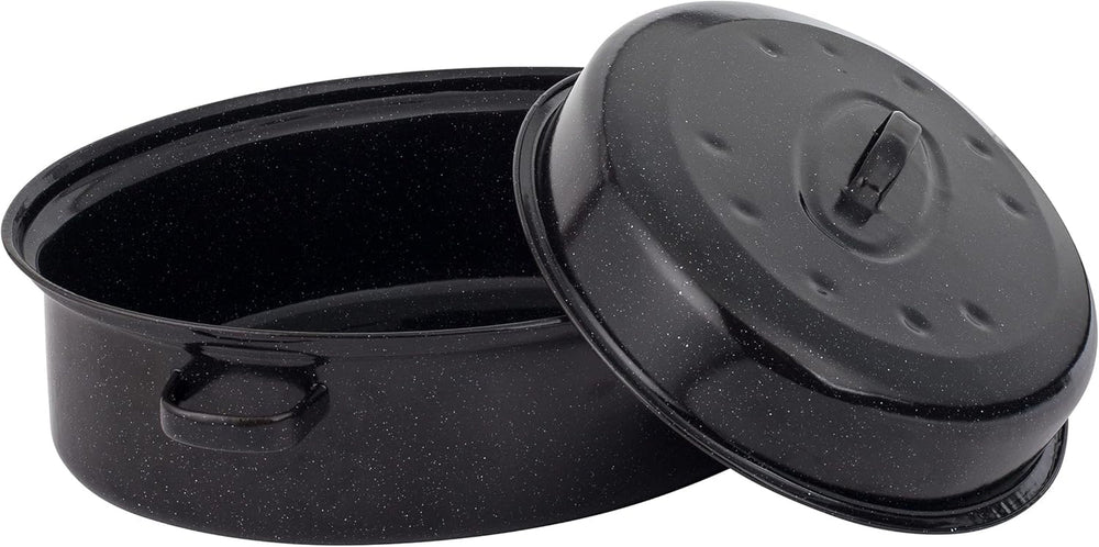 Russell Hobbs CW9161 Romano 34Cm Smaltovaný Bräter - Mit Gitter, Rechteckige Auflaufform Mit Rost, Spülmaschinenfest Ofenform, Grill Auflaufform, Bratform Für Backofen Ofenbeständig Bis 230° Formy a plechy na pečení 38C Mitm Bräp