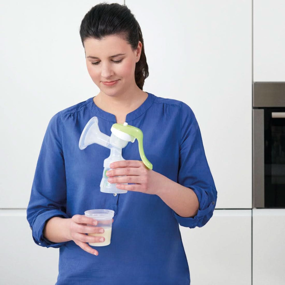 MAM Elektrická a manuální odsávačka mateřského mléka 2v1, s 9 úrovněmi stimulace, obsahuje 2 lahvičky, snadný start, zelená Příslušenství Potraviny a kojení Bebe Naty Shop