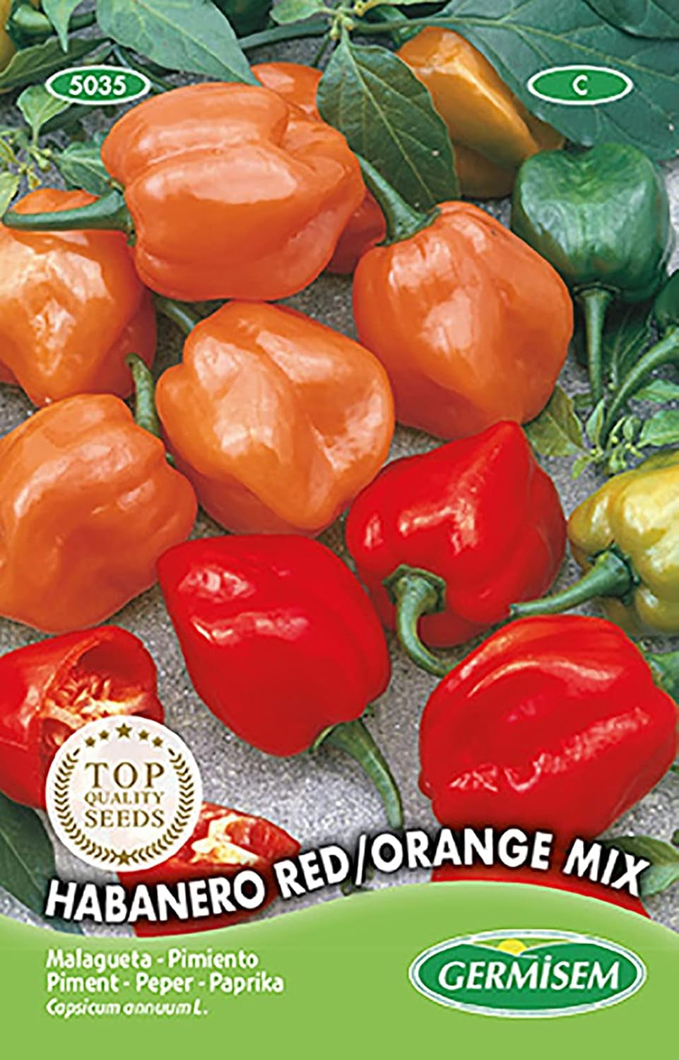 Paprika HABANERO RED/ORANGE MIX